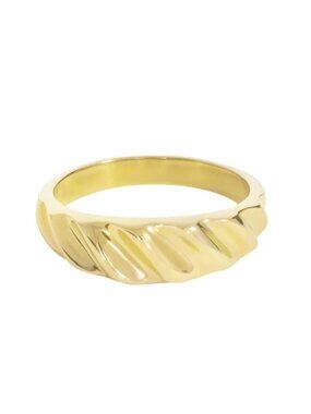 Hey Harper Marianne Ring in 14k Gold Plated Steel